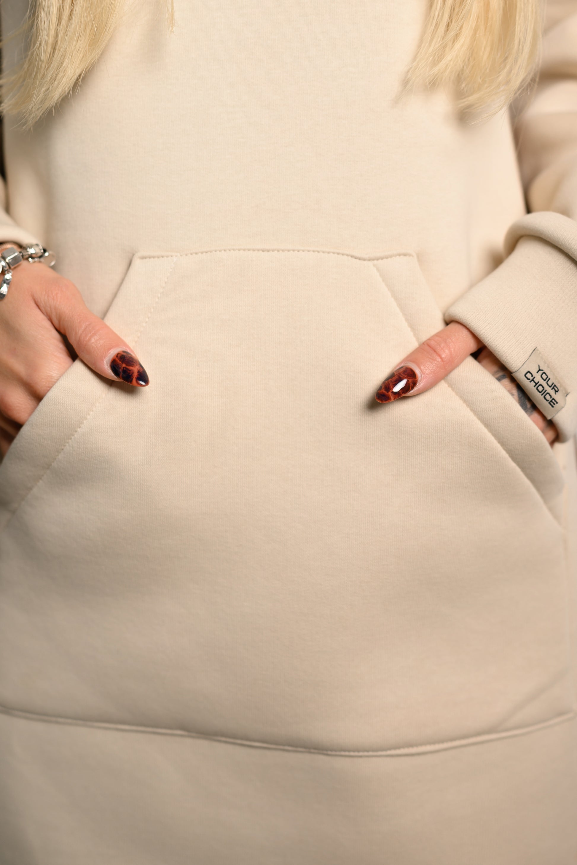 FC Latte Comfort džemperinė suknelė